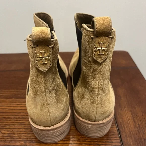 Tory Burch Chelsea suede boots tan 8.5 NEW‎ - Picture 4 of 8